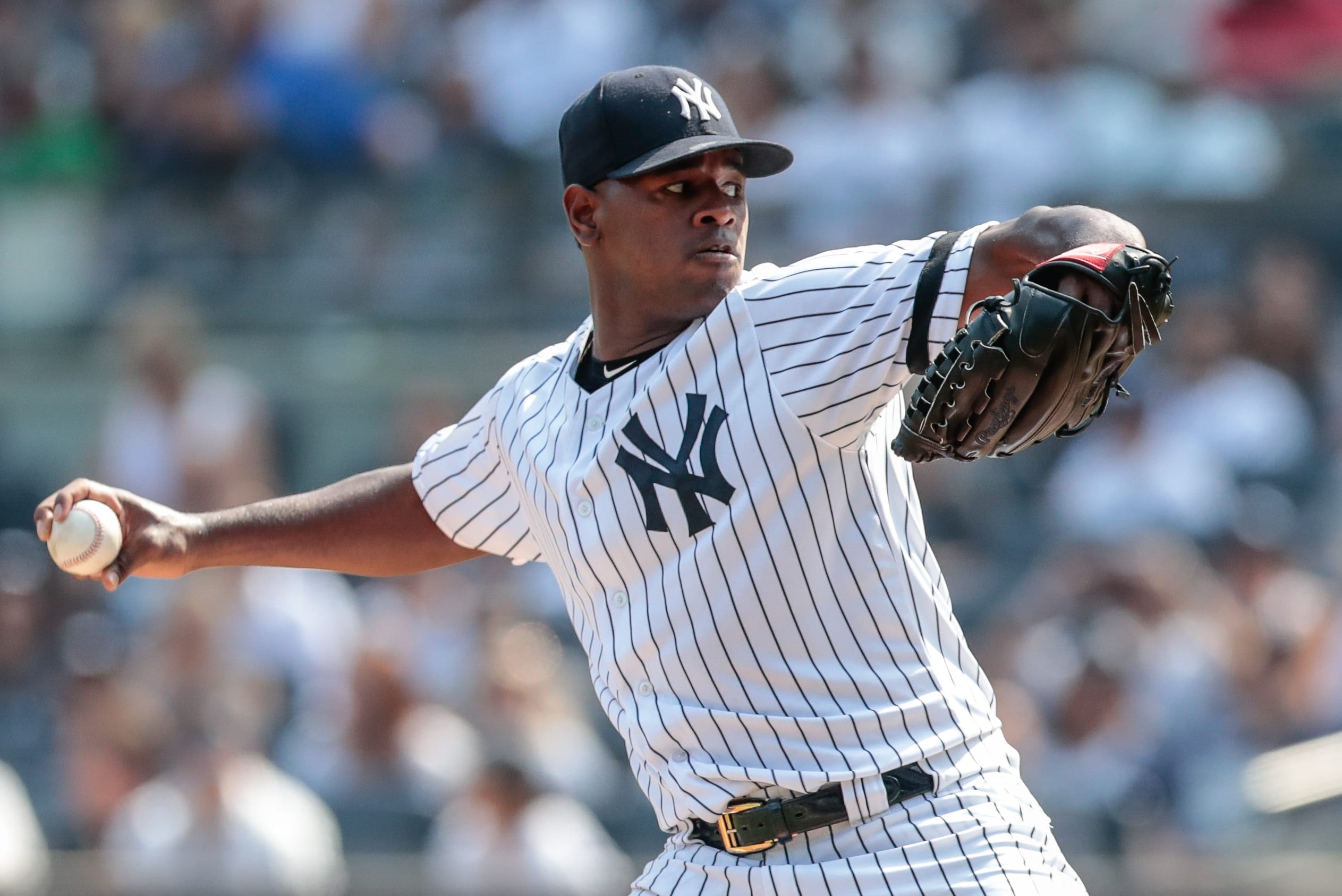 NY Yankees pitcher Luis Severino makes rehab start at Somerset