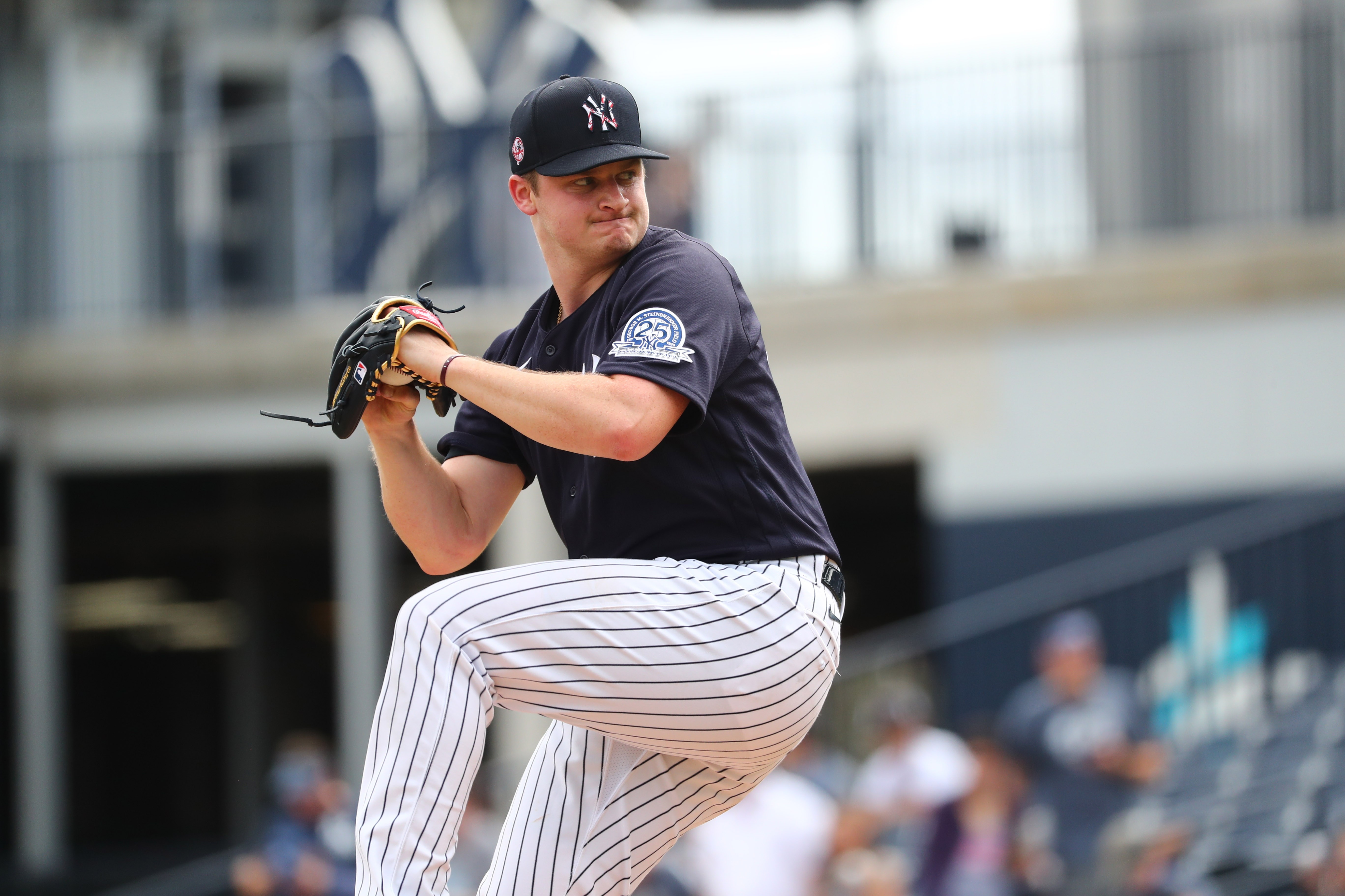 New York Yankees Clarke Schmidt’s family is helping him stay in shape