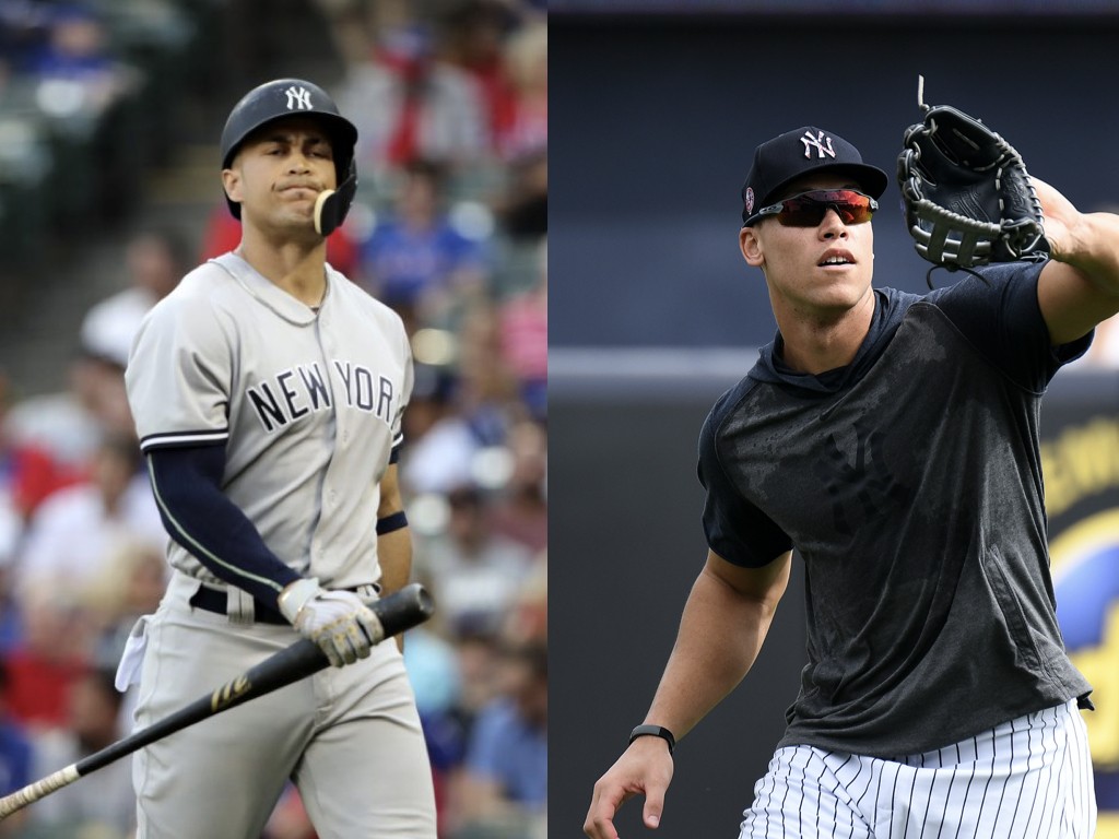 Yankees' Aaron Judge, Giancarlo Stanton not likely to be ready for opening  day
