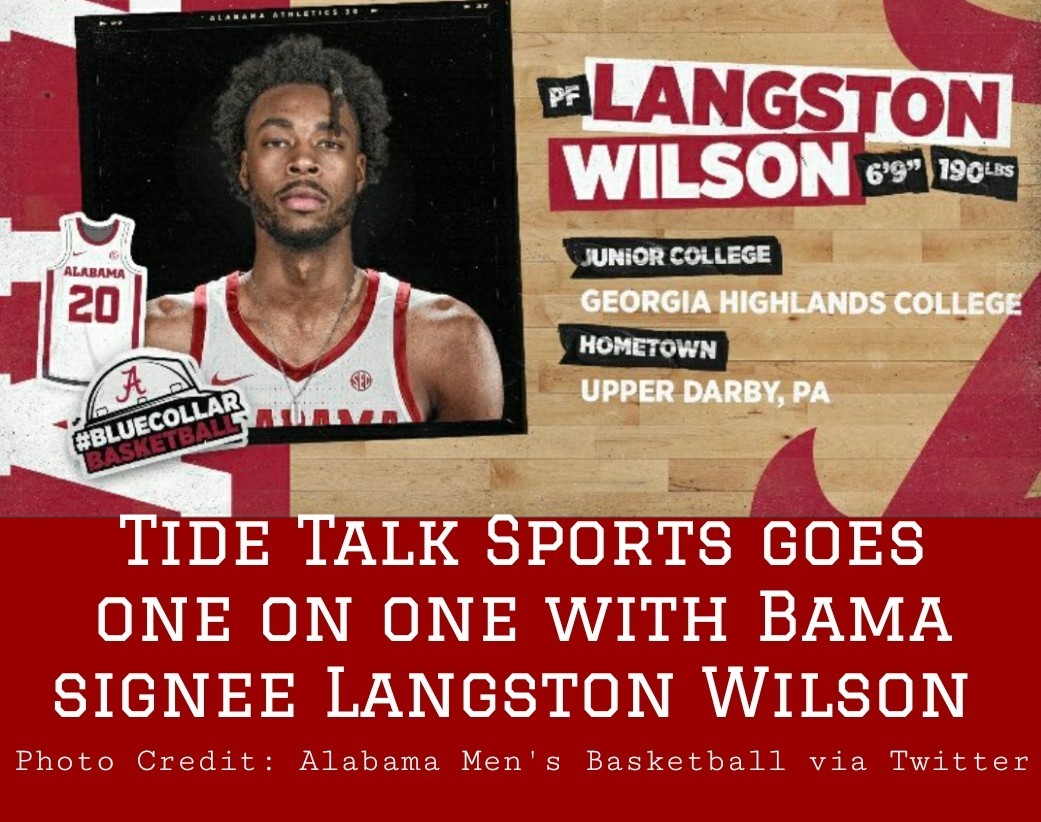 Alabama Men’s Basketball We Go One On One With Tide Signee Langston Wilson