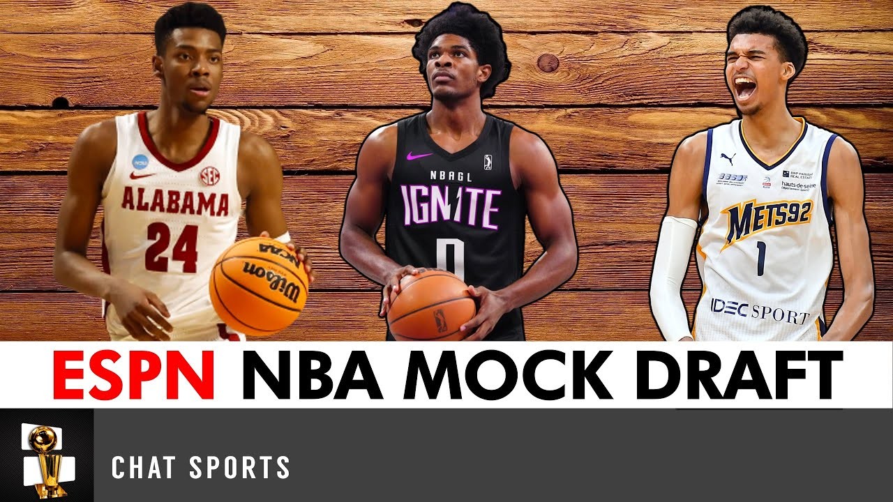 ESPN 2023 NBA Mock Draft: 1st Round Projections Ft. Victor Wembenyama, Amen  Thompson & Cam Whitmore