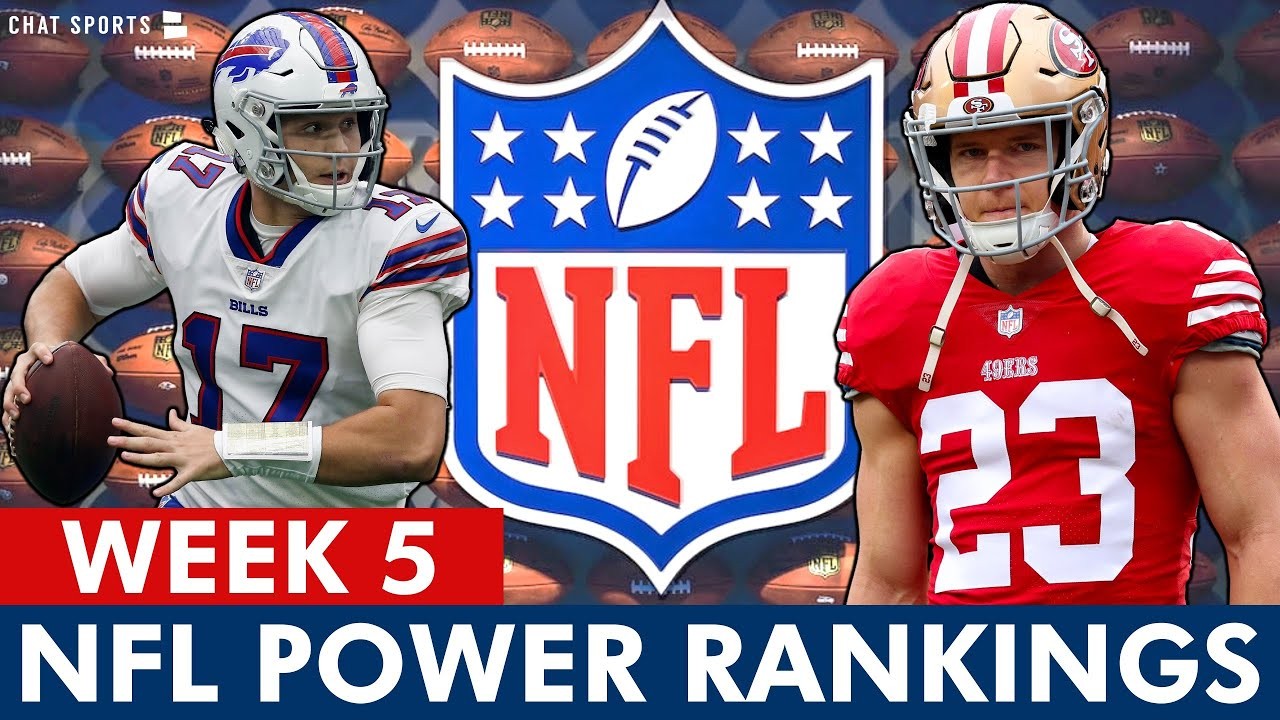 Week 5 NFL Power Rankings 