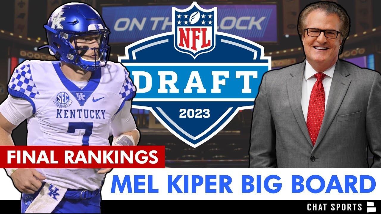 Mel Kiper's 2023 NFL Draft Big Board: FINAL Top 25 Prospect Rankings