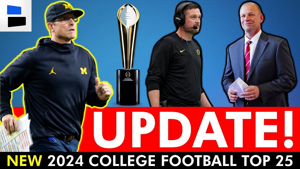 UPDATED 2024 College Football Top 25 Rankings After NFL Draft Entry Deadline + Jim Harbaugh Rumors