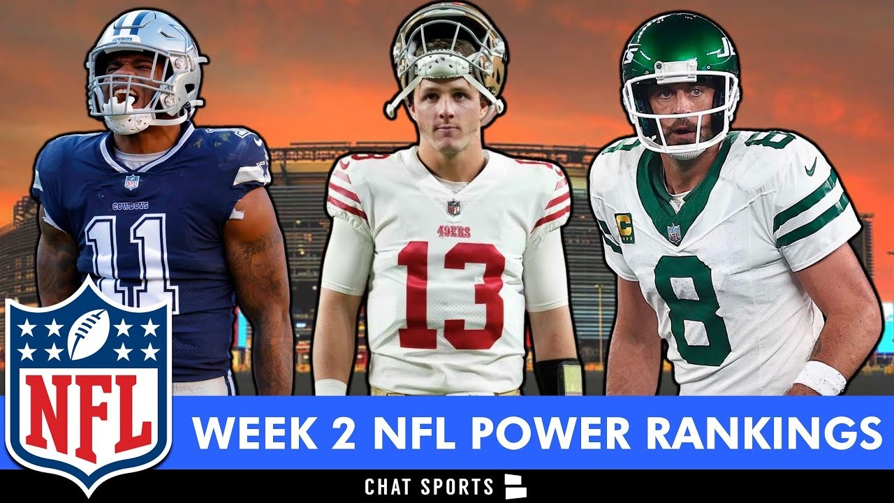 NFL Power Rankings: All 32 Teams Ranked Before Week 2 Of 2023 NFL Season  After Aaron Rodgers Injury