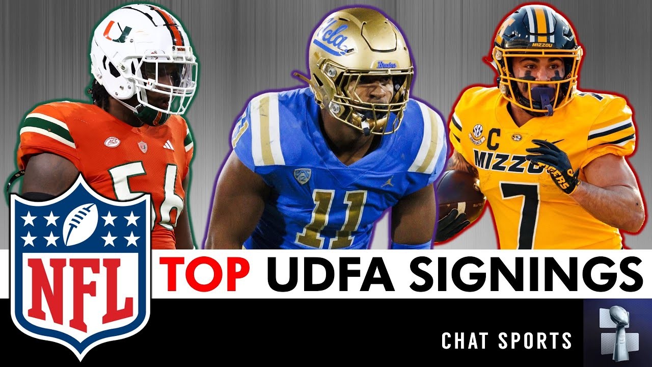 NFL UDFA Tracker Top 20 Undrafted Free Agent Signings After 2025 NFL