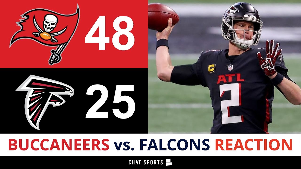 Final Score - Bucs 48 Atlanta Falcons 25 in Week 2