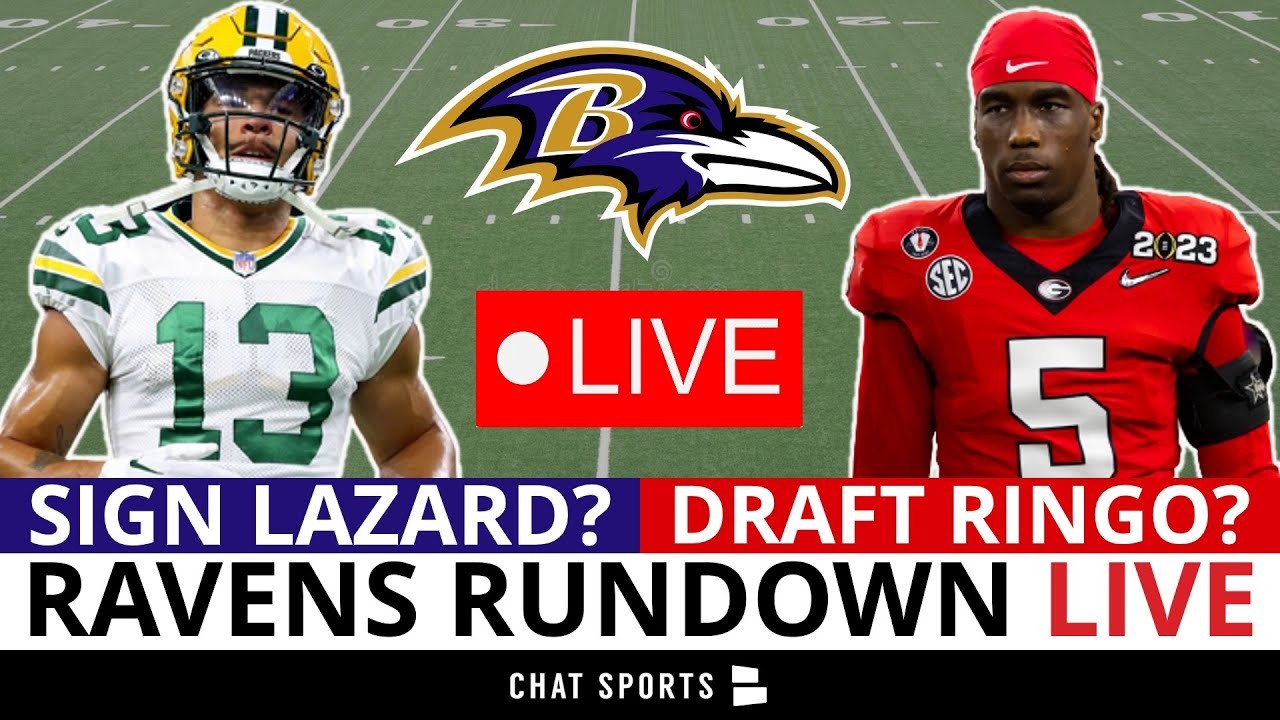 Ravens Rumors & News Sign Allen Lazard? Draft Kelee Ringo? + Team