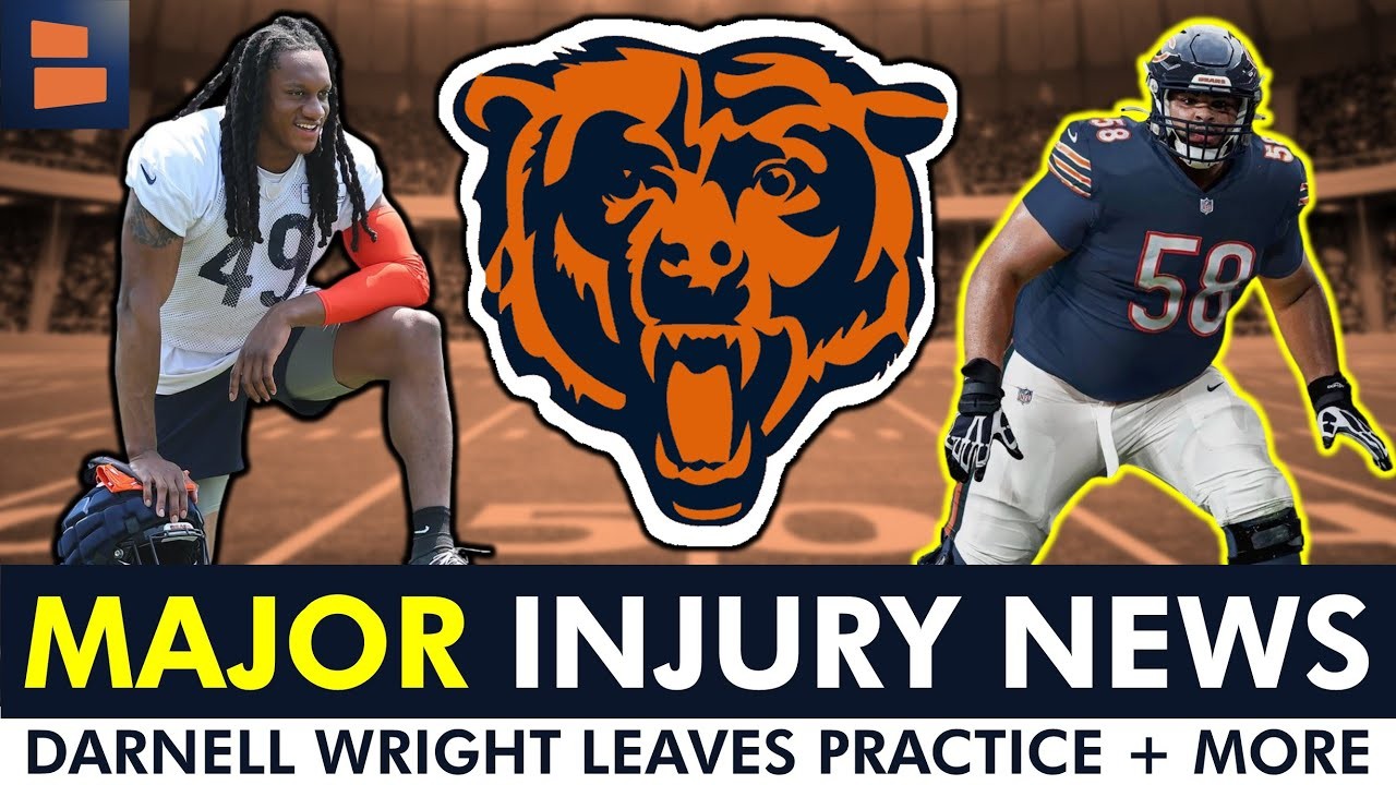 MAJOR Chicago Bears Injury News On Darnell Wright, Teven Jenkins ...