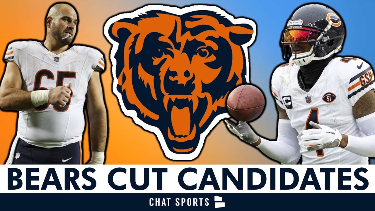 Bears Cut Candidates Eddie Jackson, Cody Whitehair + 3 More Players