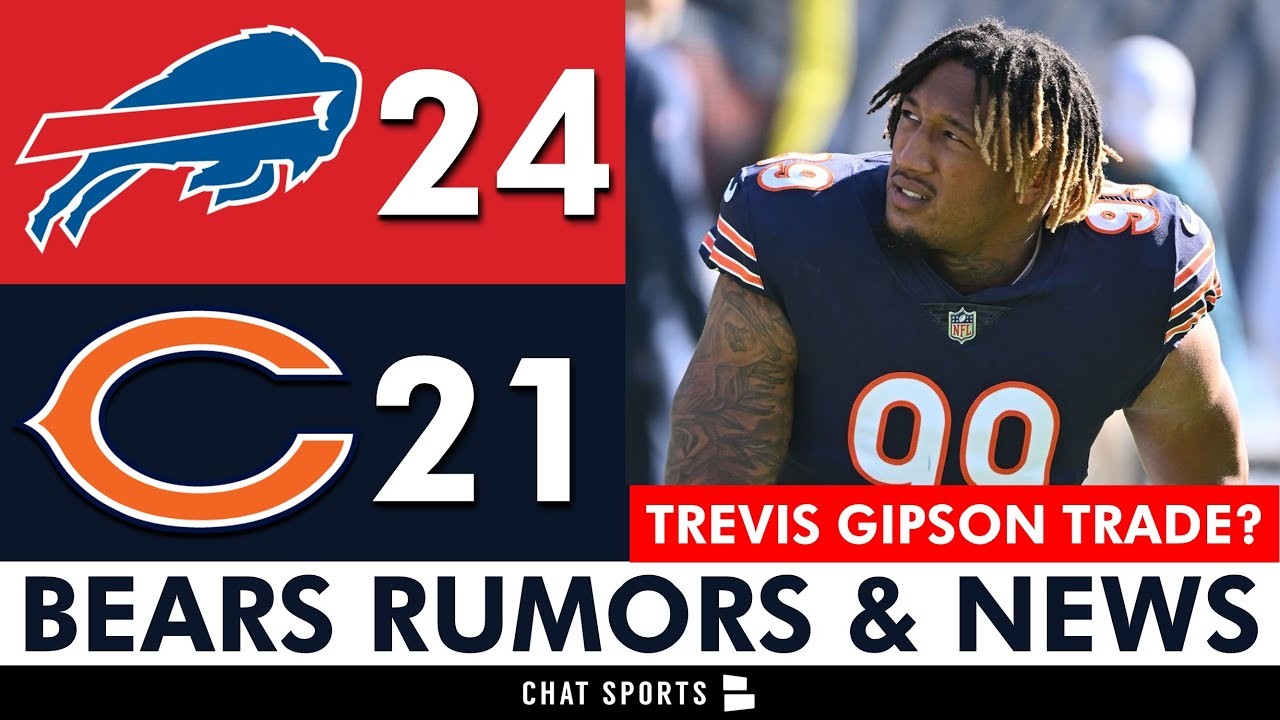 Trevis Gipson TRADE? Chicago Bears Rumors Ft. Justin Fields, Tyson Bagent &  Noah Sewell Injury News