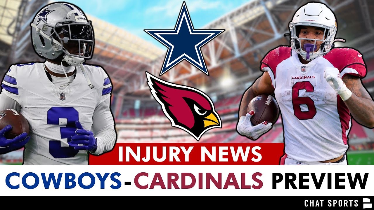 Cowboys vs. Cardinals Injury Report — Week 3