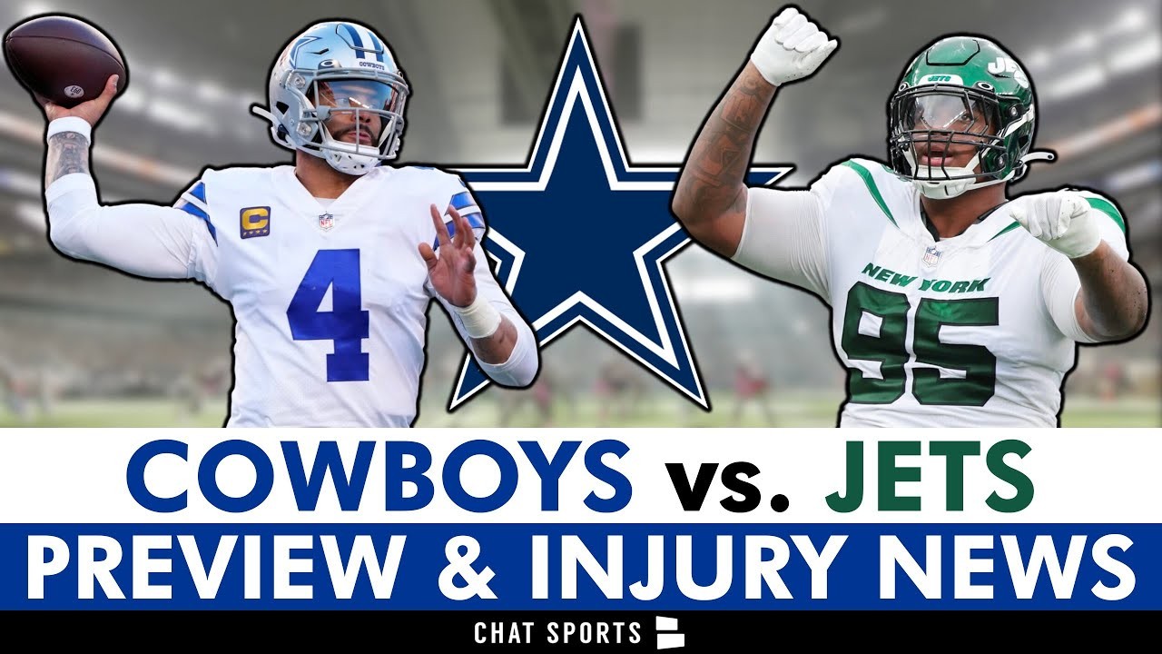 Dallas Cowboys vs New York Jets Wednesday injury report
