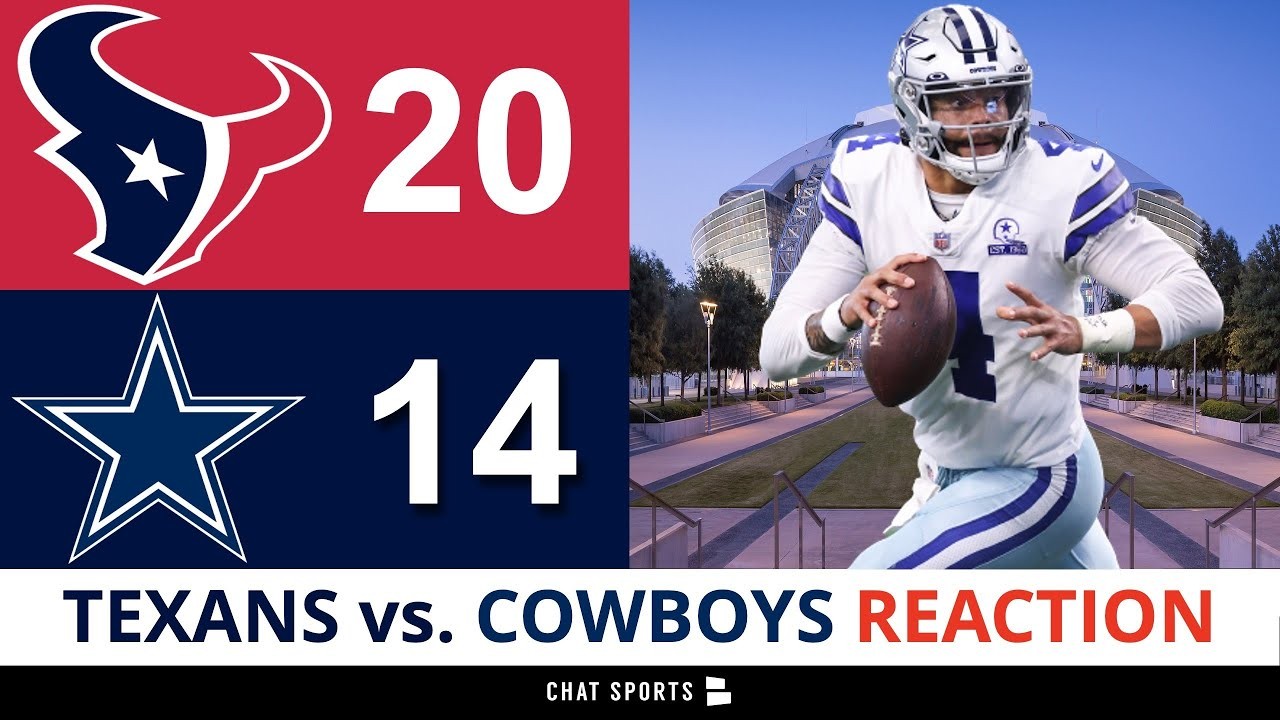 Cowboys News & Rumors After 20-14 Loss vs Texans: Dak Injury, Connor  McGovern Trade + Cooper Rush