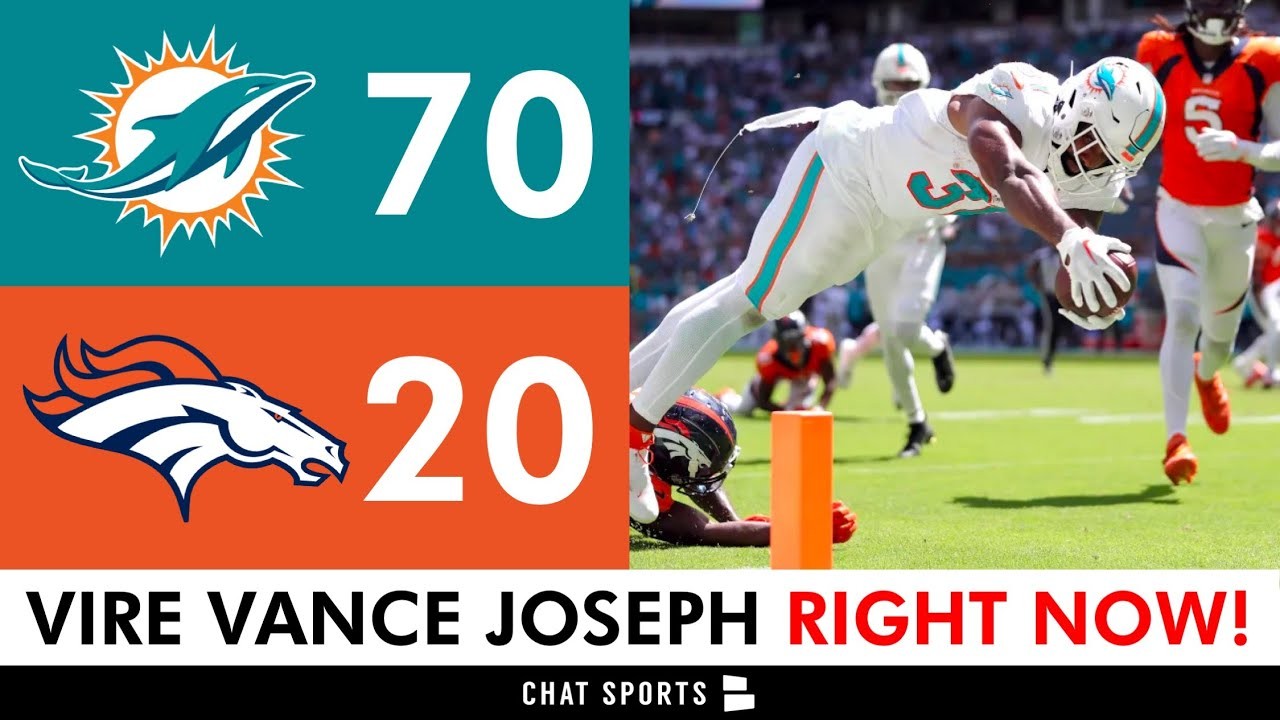 Broncos INSTANT Reaction & News After 7020 Loss To Dolphins FIRE