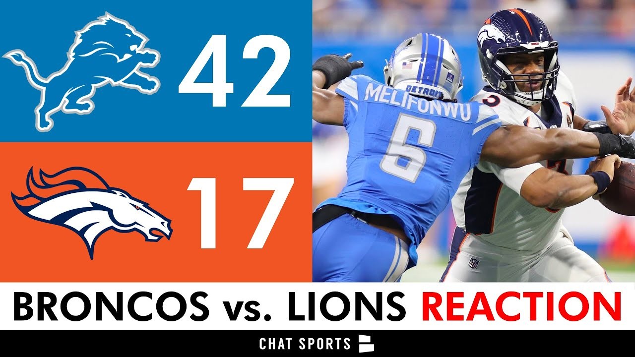 Broncos EMBARRASSED In Loss Vs Lions Playoff Picture Sean Payton