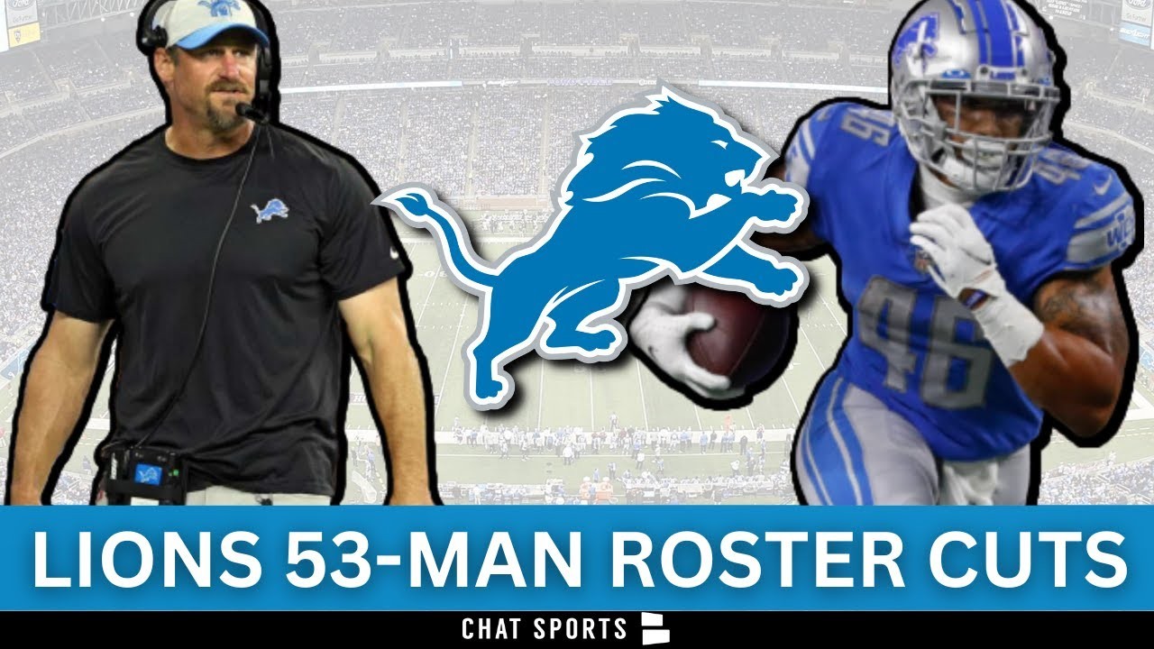 Detroit Lions Roster Initial 53Man Roster Cuts For 2023 Ft Steven