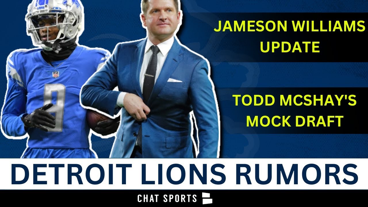 Detroit Lions Rumors On Jameson Williams, Amon-Ra St. Brown + Todd McShay's  2-Round NFL Mock Draft