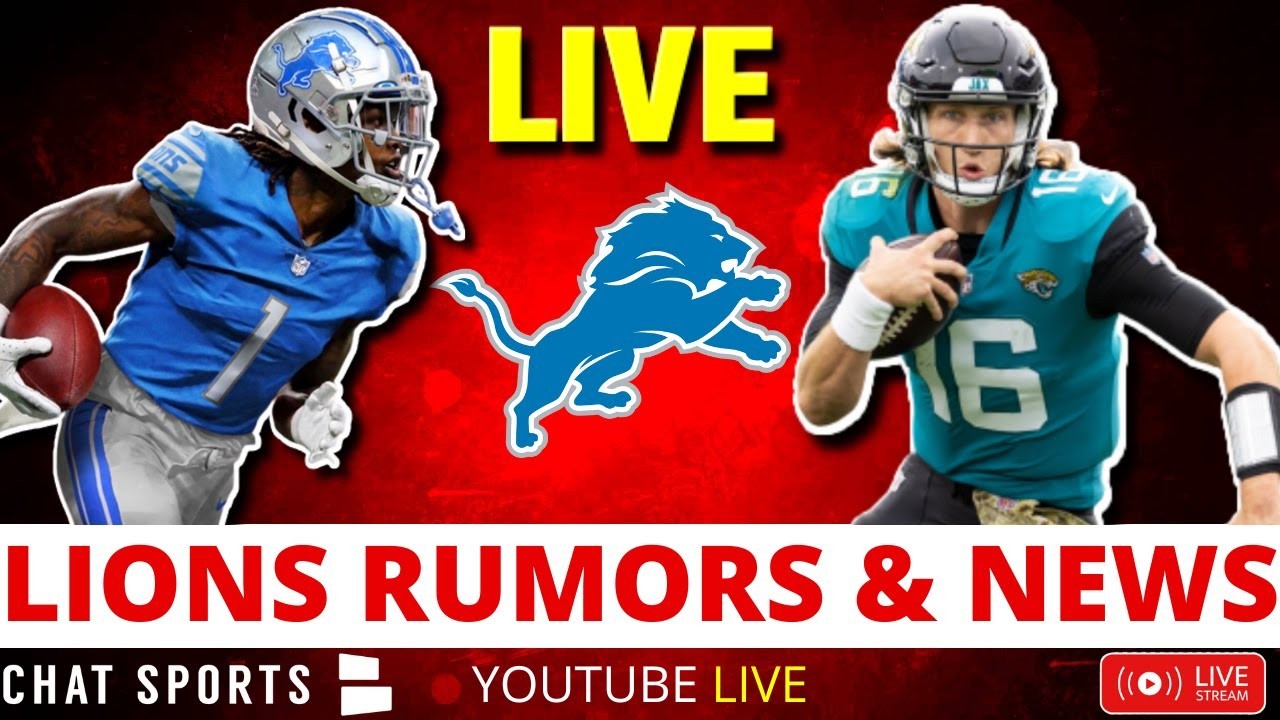 Detroit Lions News & Rumors: Detroit Lions Vs. Jacksonville Jaguars  Prediction, Injury Update + Q/A