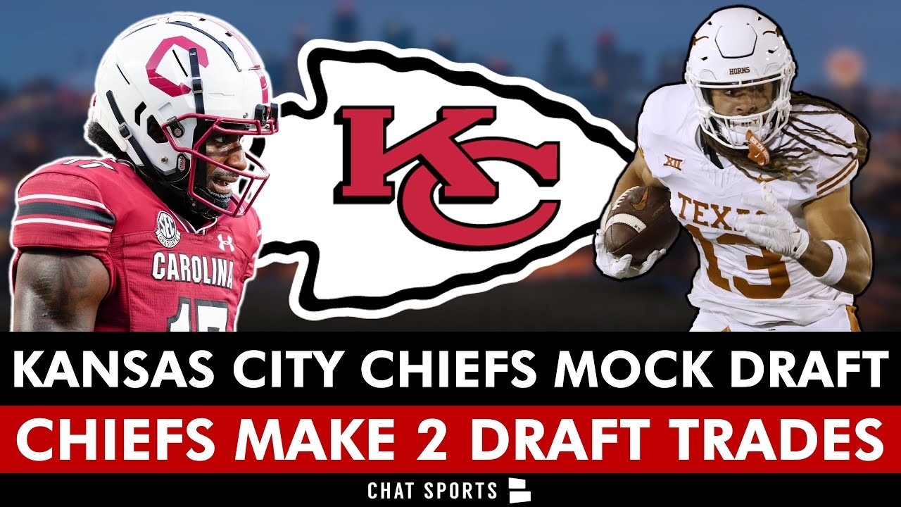 Kansas City Chiefs Mock Draft With MULTIPLE TRADES Ft. Xavier Legette