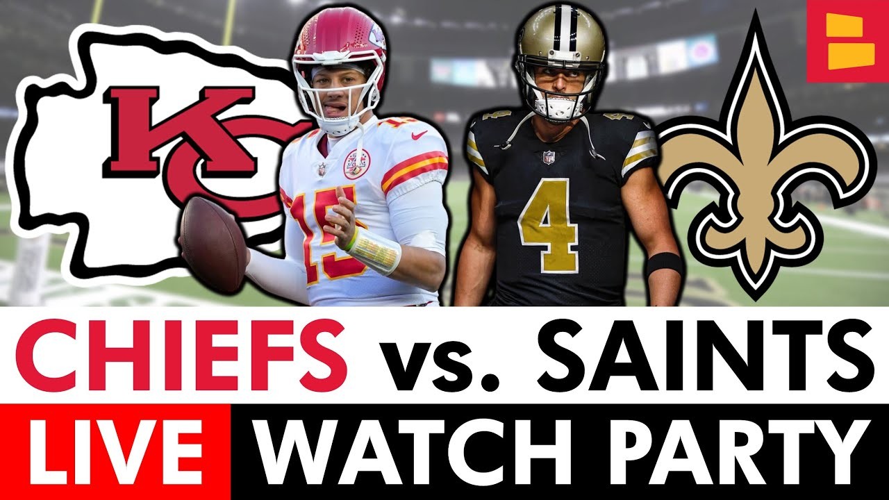 Chiefs vs. Saints Live Streaming Scoreboard, Free Play-By-Play