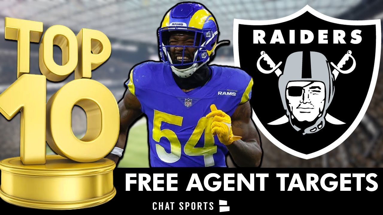 Raiders Free Agent Targets: The Top 10 NFL Free Agents Las Vegas Could Sign  Feat. Kyle Van Noy