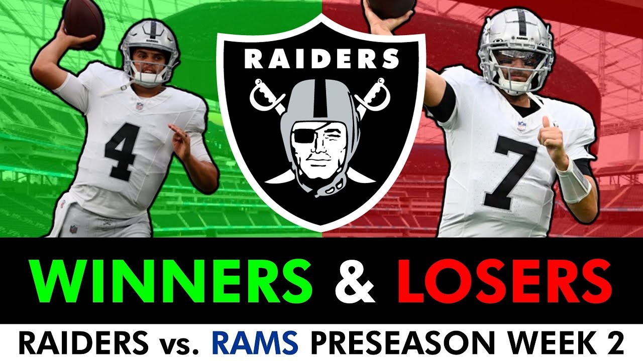 Raiders Preseason Week 2 Winners & Losers Against The Rams Ft. Aidan  O'Connell, Brian Hoyer