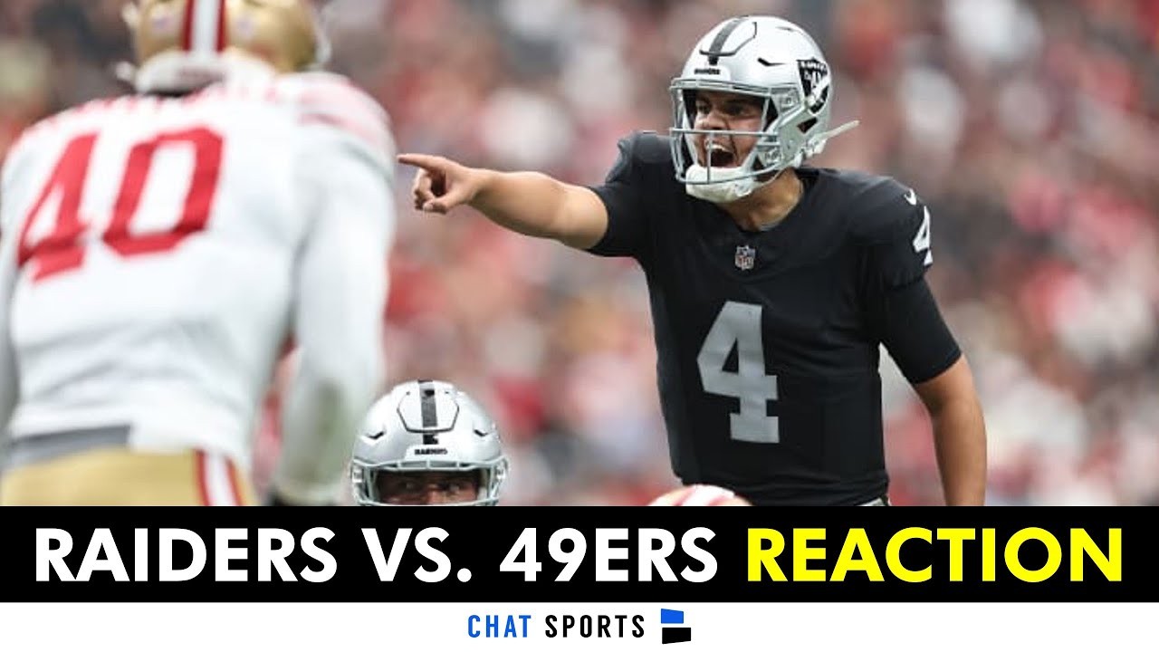 Raiders vs. 49ers Post Game Reaction, Highlights & Raiders Rumors