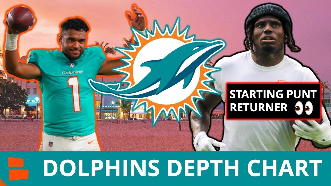 The FIRST Miami Dolphins Depth Chart Tyreek Hill As Starting Punt