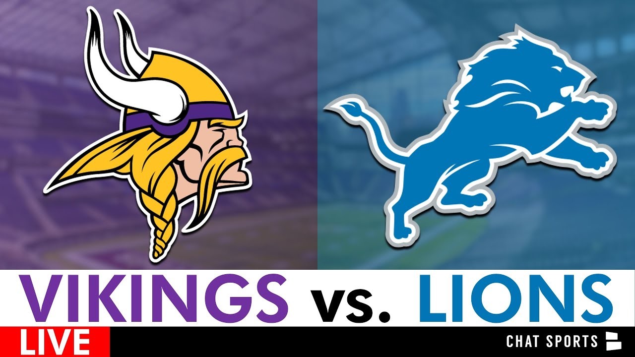 Vikings vs. Lions LIVE Streaming Scoreboard, PlayByPlay & Highlights