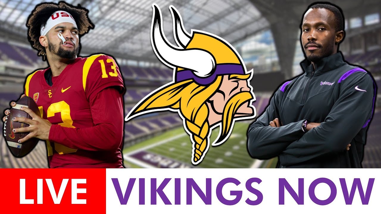 LIVE Vikings Rumors, Trade Up & Draft Caleb Williams? + Top Free Agent