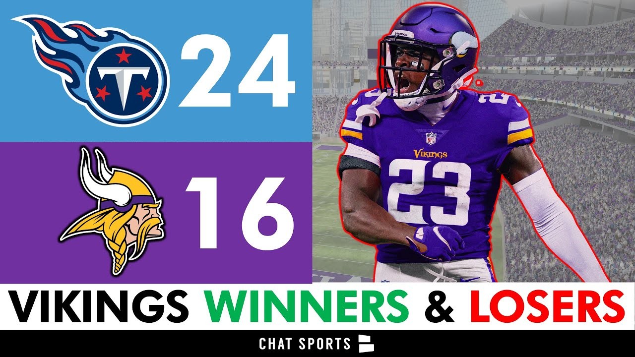 CUT Andrew Booth? Vikings vs. Titans Winners & Losers Ft. Nick Mullens & Ty  Chandler