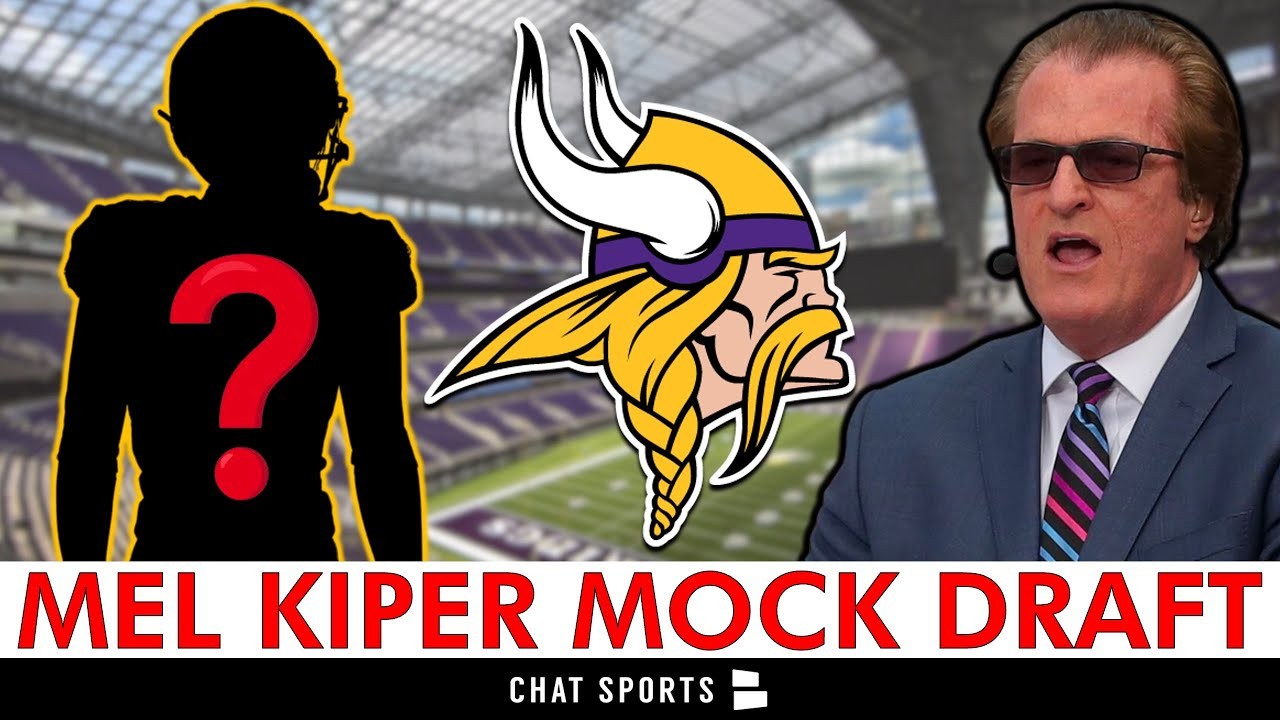 Mel Kiper ESPN Minnesota Vikings 2024 NFL Mock Draft Nate Wiggins