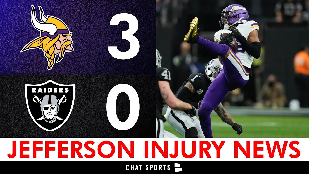 Justin Jefferson Injury Update + Minnesota Vikings Instant Reaction