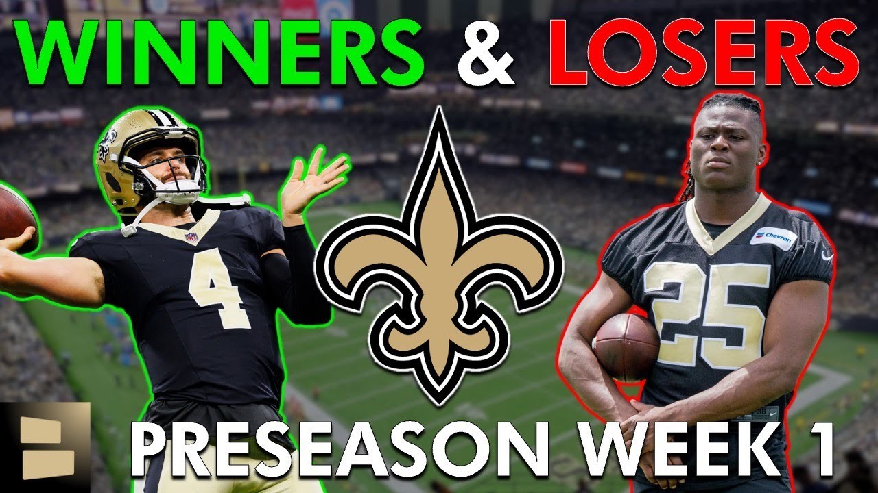 Saints Preseason Week 1 Winners & Losers Ft. A.T. Perry, Derek