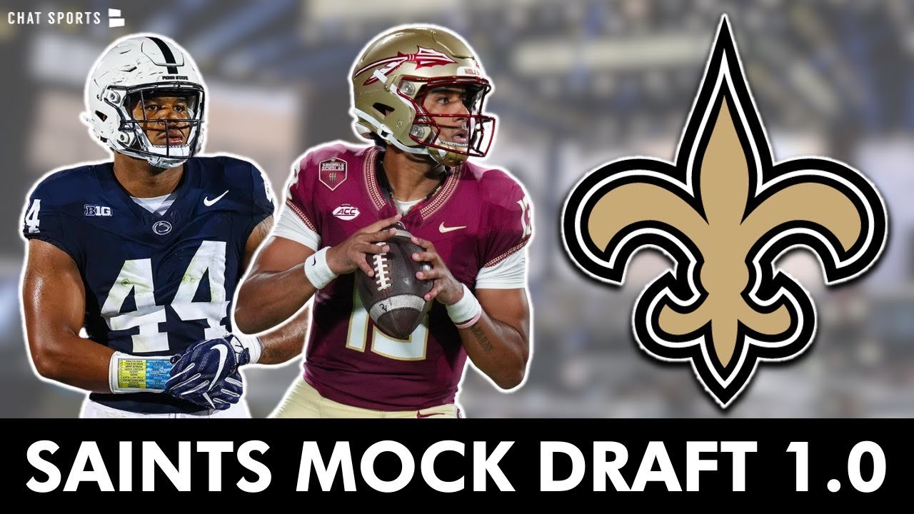 New Orleans Saints Mock Draft For The 2024 NFL Draft Ran On PFF Mock