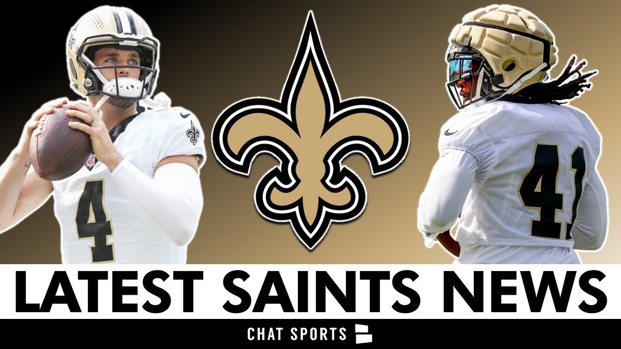 New Orleans Saints News: NEW Derek Carr Injury Update & Alvin Kamara  Suspension Latest, Chris Olave