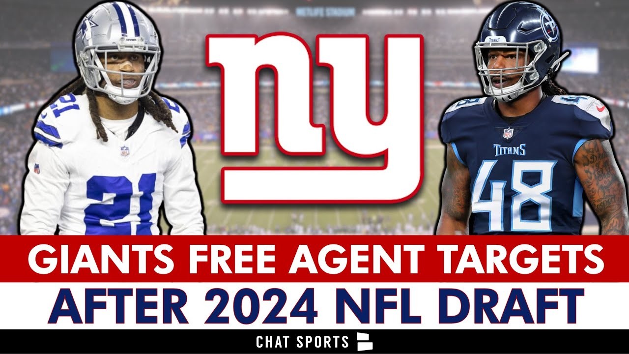 UPDATED Giants Free Agent Targets After The 2024 NFL Draft New York