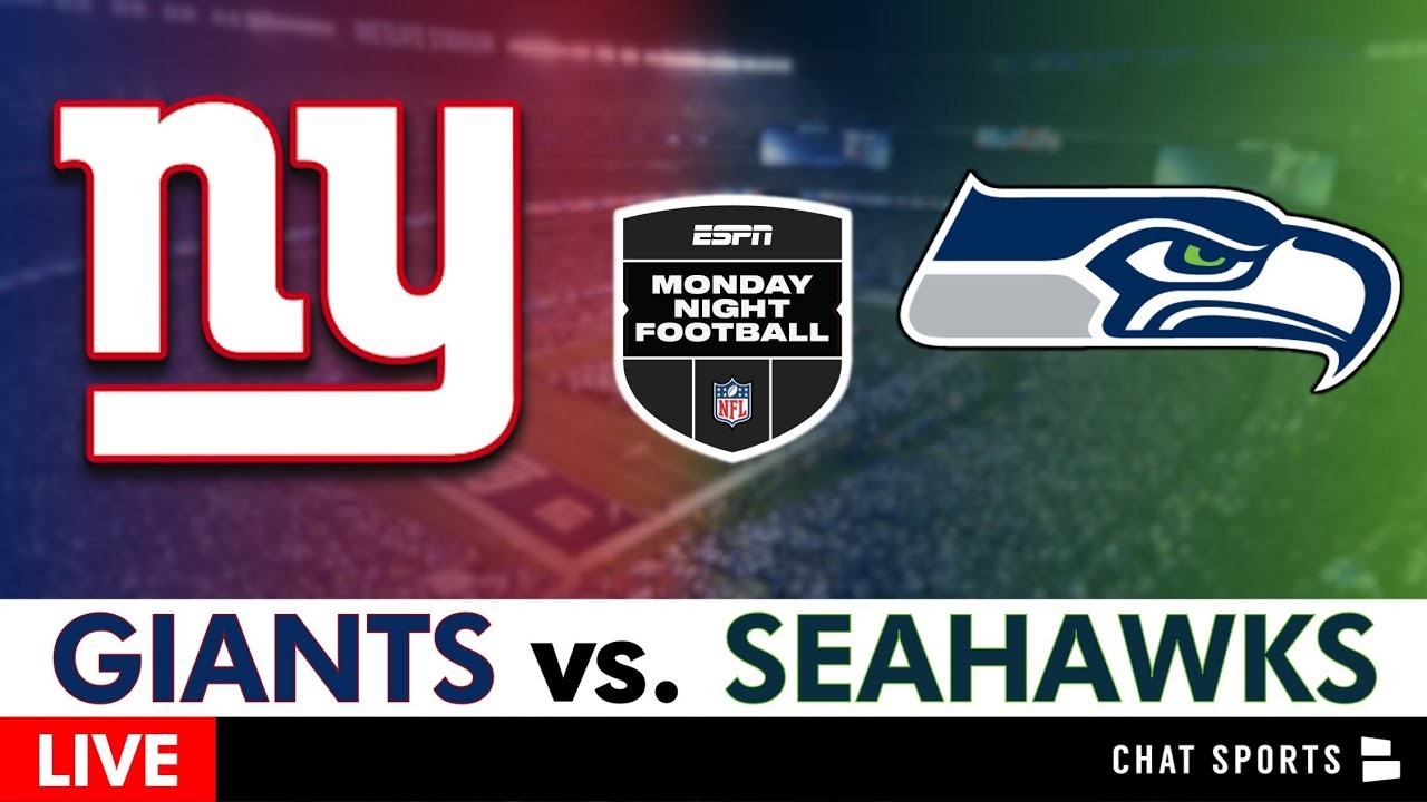 Giants vs. Seahawks Live Streaming Scoreboard, Free Play-By-Play,  Highlights & Stats