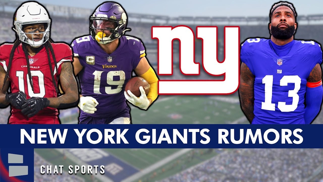 NY Giants Rumors Ft. Odell Beckham Jr, DeAndre Hopkins, Adam Thielen, Bobby  Wagner