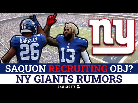 Saquon Barkley recruiting Odell Beckham Jr. back to the Giants