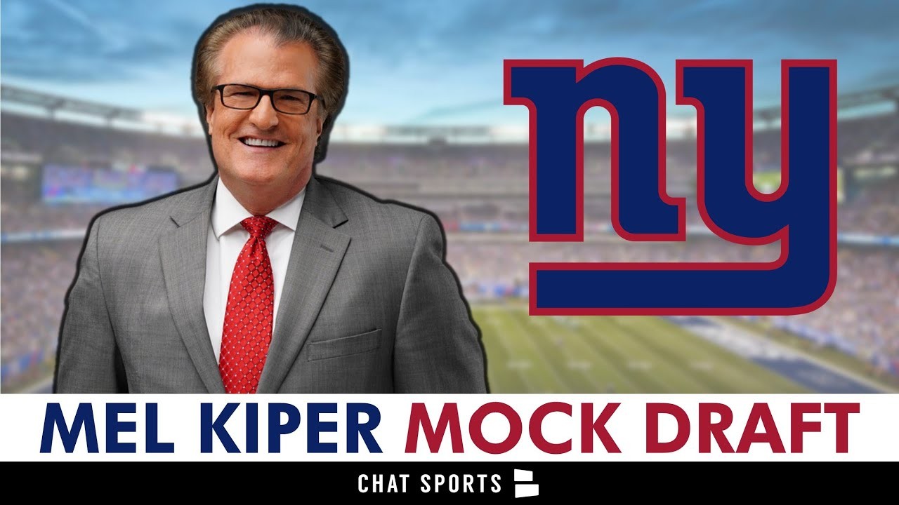 NEW Mel Kiper Mock Draft Who Did The Giants Pick At 6? NY Giants Rumors