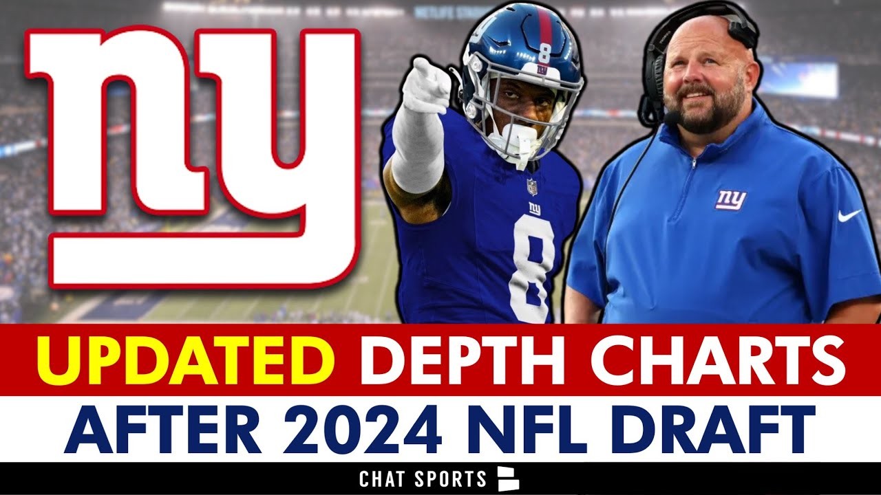 UPDATED New York Giants Depth Charts After 2024 NFL Draft