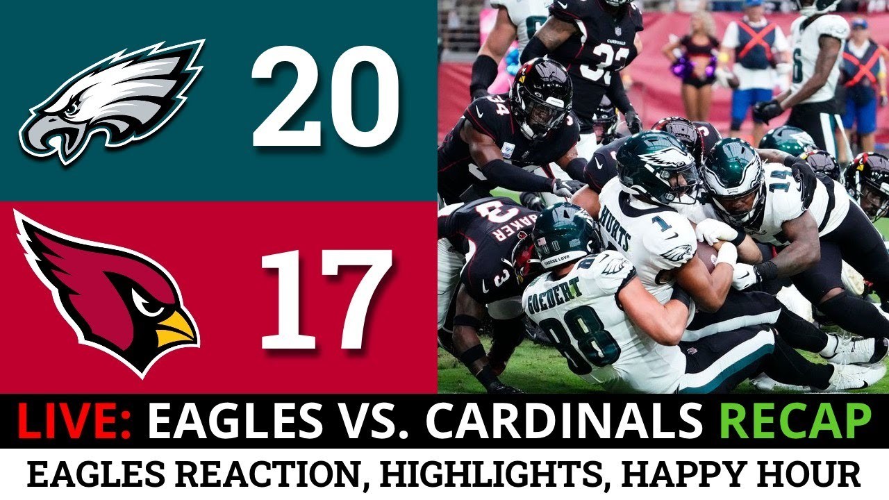 Highlights, Game Recap: Arizona Cardinals Fall to Eagles 20-17