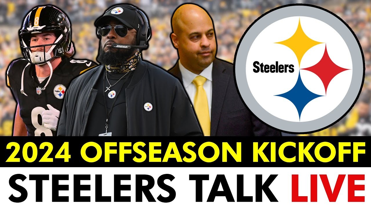 Steelers News & Rumors LIVE 2024 Offseason Kickoff Ft. Mike Tomlin