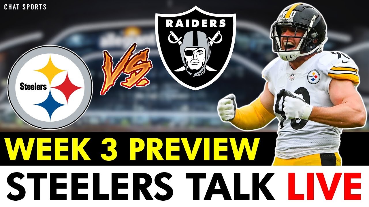 steelers raiders live