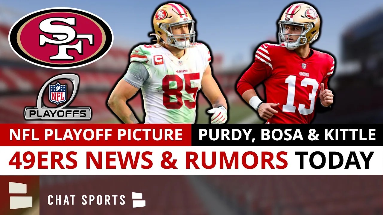 49ers News TODAY: Brock Purdy Latest, NFC Playoff Picture AFTER Jalen Hurts  Injury, Nick Bosa DPOY