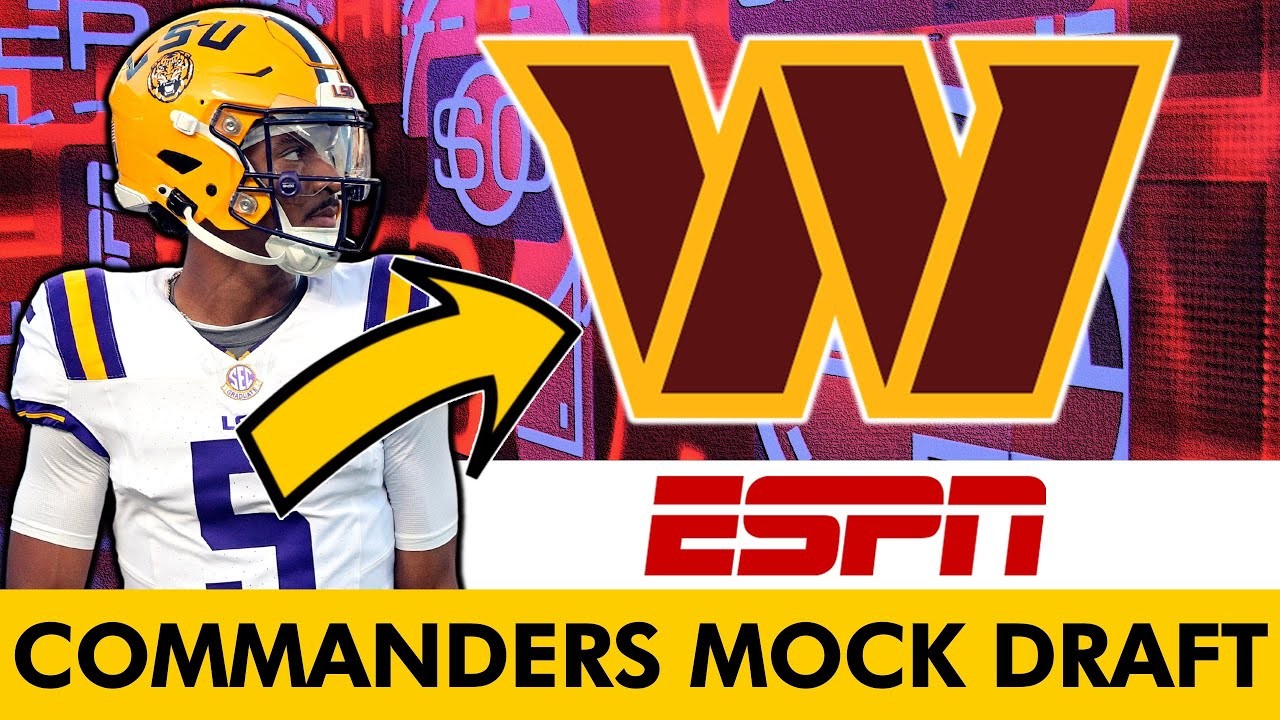 Commanders Mock Draft ESPN 7Round Mock Draft Reaction Ft. Jayden