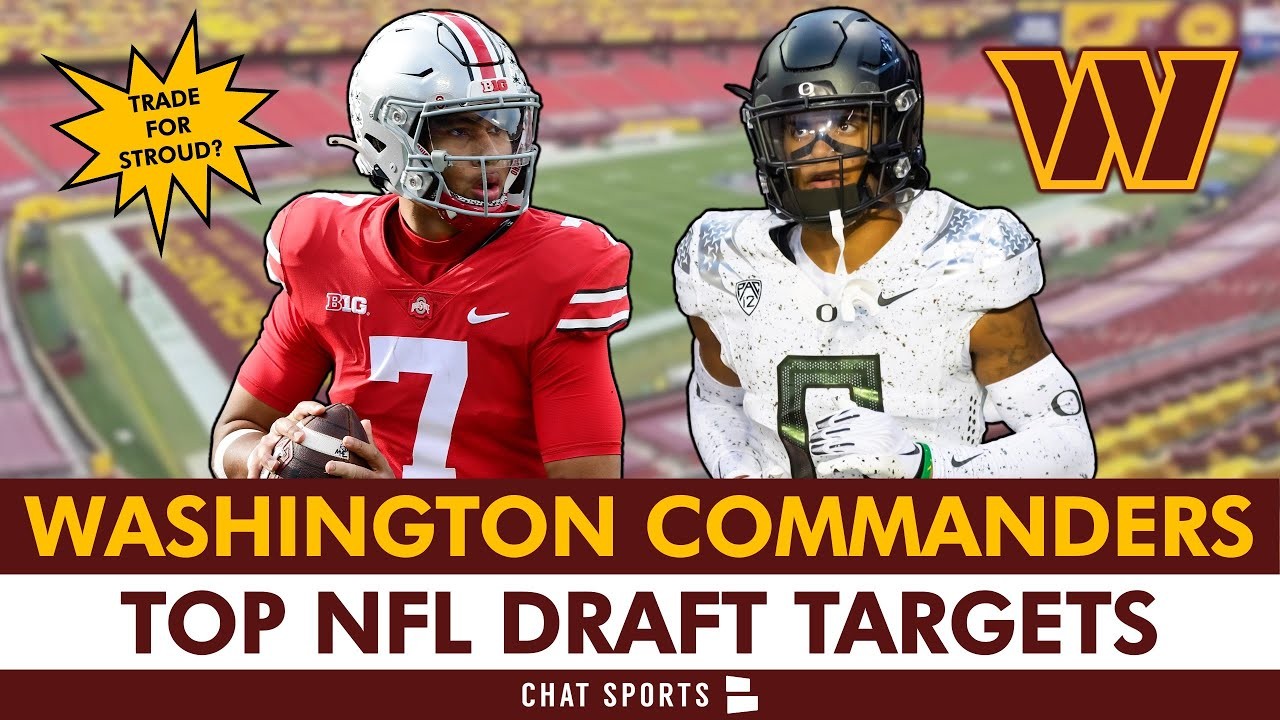 Top 10 Washington Commanders Draft Targets For The 1st Round Of The