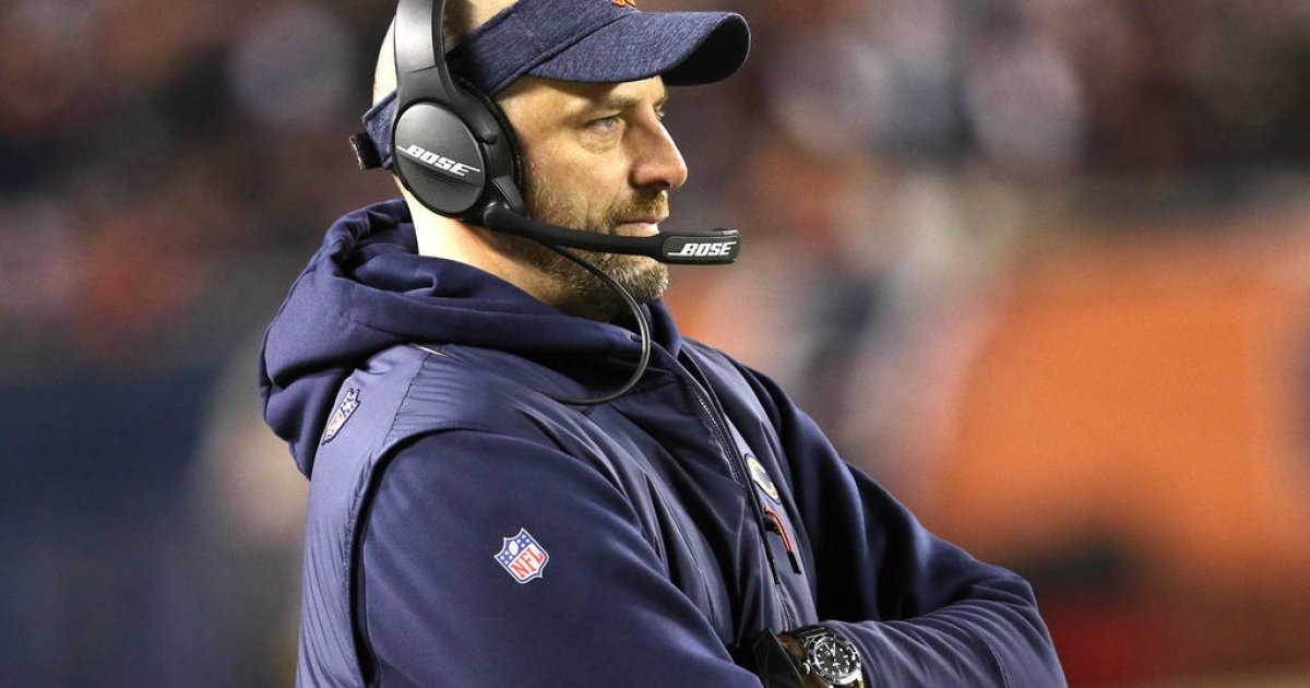 Chicago Bears Matt Nagy Wins Ap Coach Of The Year 